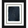 thumbnail image 1 of Straatsma, Leah 12x14 Black Ornate Wood Framed with Double Matting Museum Art Print Titled - Blue Floral 3, 1 of 4