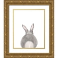 thumbnail image 1 of Straatsma, Leah 12x14 Gold Ornate Wood Framed with Double Matting Museum Art Print Titled - Bunny Butt, 1 of 4