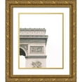 thumbnail image 1 of Straatsma, Leah 12x14 Gold Ornate Wood Framed with Double Matting Museum Art Print Titled - L Arc de Triomph Paris, 1 of 4