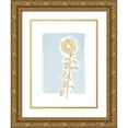 thumbnail image 1 of Straatsma, Leah 12x14 Gold Ornate Wood Framed with Double Matting Museum Art Print Titled - Sunflower and Blue Skies, 1 of 4