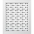 thumbnail image 1 of Straatsma, Leah 12x14 White Modern Wood Framed Museum Art Print Titled - Black Dots, 1 of 4