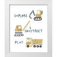 thumbnail image 1 of Straatsma, Leah 12x14 White Modern Wood Framed Museum Art Print Titled - Explore Construct Play, 1 of 4