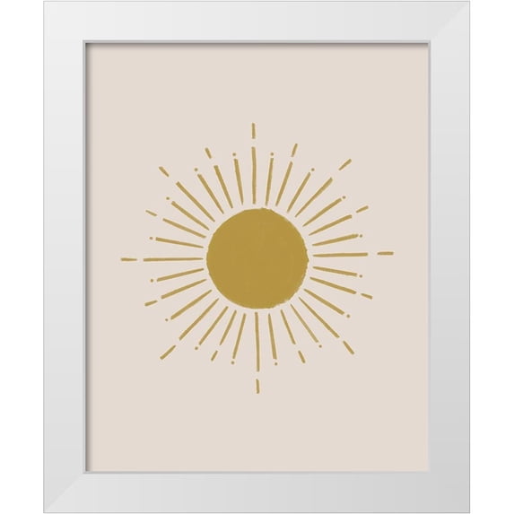 Straatsma, Leah 12x14 White Modern Wood Framed Museum Art Print Titled - Sunburst