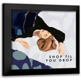 thumbnail image 1 of Straatsma, Leah 15x15 Black Modern Framed Museum Art Print Titled - Shop Drop, 1 of 5