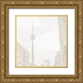 thumbnail image 1 of Straatsma, Leah 15x15 Gold Ornate Wood Framed with Double Matting Museum Art Print Titled - Toronto, 1 of 4