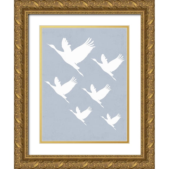 Straatsma, Leah 15x18 Gold Ornate Wood Framed with Double Matting Museum Art Print Titled - Take Flight