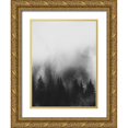 thumbnail image 1 of Straatsma, Leah 15x18 Gold Ornate Wood Framed with Double Matting Museum Art Print Titled - Trees and Smoke, 1 of 4