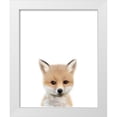 thumbnail image 1 of Straatsma, Leah 15x18 White Modern Wood Framed Museum Art Print Titled - Woodland Fox, 1 of 4