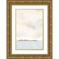 thumbnail image 1 of Straatsma, Leah 17x24 Gold Ornate Wood Framed with Double Matting Museum Art Print Titled - Morning View From The Dock 2, 1 of 4