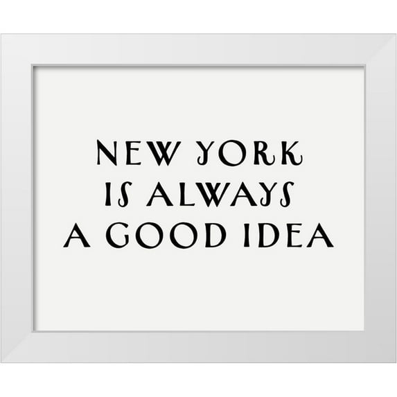 Straatsma, Leah 18x15 White Modern Wood Framed Museum Art Print Titled - NEW YORK GOOD IDEA