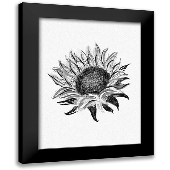 Straatsma, Leah 19x24 Black Modern Framed Museum Art Print Titled - Sunflower