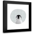 thumbnail image 1 of Straatsma, Leah 20x24 Black Modern Framed Museum Art Print Titled - Baby Penguin Circle, 1 of 5