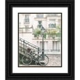 thumbnail image 1 of Straatsma, Leah 20x24 Black Ornate Wood Framed with Double Matting Museum Art Print Titled - Bicylce in Paris, 1 of 4