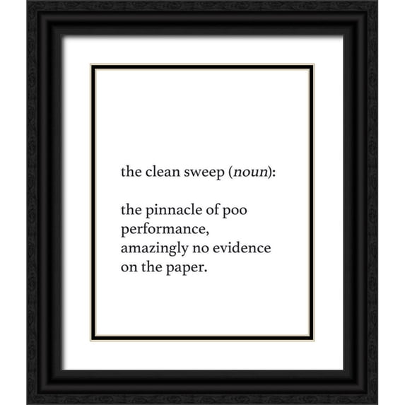 Straatsma, Leah 20x24 Black Ornate Wood Framed with Double Matting Museum Art Print Titled - Clean Sweep