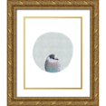 thumbnail image 1 of Straatsma, Leah 20x24 Gold Ornate Wood Framed with Double Matting Museum Art Print Titled - Baby Circle Bird, 1 of 4