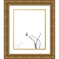 thumbnail image 1 of Straatsma, Leah 20x24 Gold Ornate Wood Framed with Double Matting Museum Art Print Titled - Bleached Branch and Bird, 1 of 4