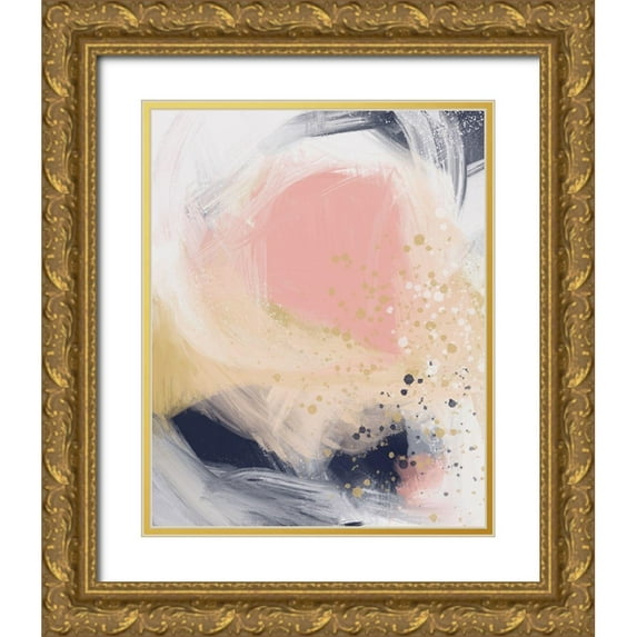 Straatsma, Leah 20x24 Gold Ornate Wood Framed with Double Matting Museum Art Print Titled - Peachy Blast