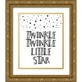 thumbnail image 1 of Straatsma, Leah 20x24 Gold Ornate Wood Framed with Double Matting Museum Art Print Titled - Twinkle Twinkle Little Star, 1 of 4