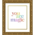 thumbnail image 1 of Straatsma, Leah 20x24 Gold Ornate Wood Framed with Double Matting Museum Art Print Titled - You Are Magic Multi Color, 1 of 4