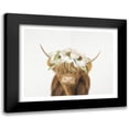 thumbnail image 1 of Straatsma, Leah 24x20 Black Modern Framed Museum Art Print Titled - Highland Cow, 1 of 5