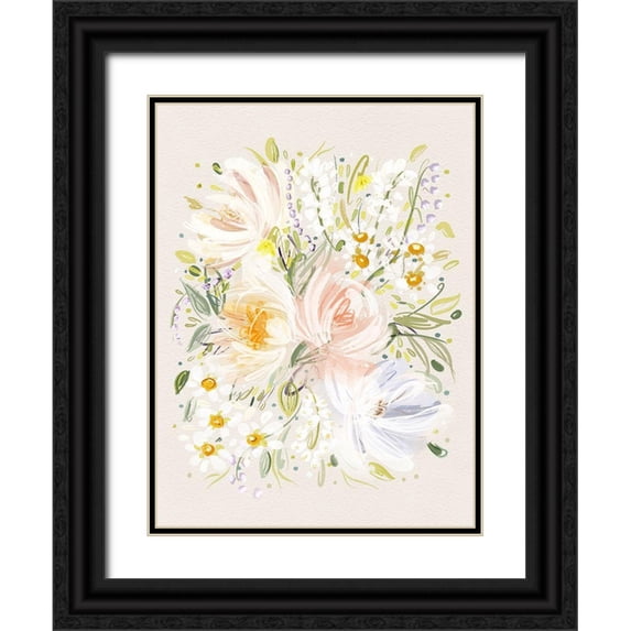 Straatsma, Leah 25x32 Black Ornate Wood Framed with Double Matting Museum Art Print Titled - Beths Garden