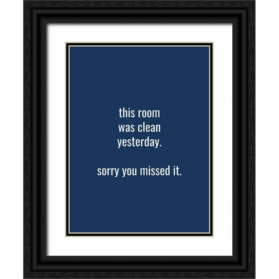 Straatsma, Leah 25x32 Black Ornate Wood Framed with Double Matting Museum Art Print Titled - Sorry You Missed It