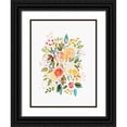 thumbnail image 1 of Straatsma, Leah 25x32 Black Ornate Wood Framed with Double Matting Museum Art Print Titled - Watercolor Florals, 1 of 4