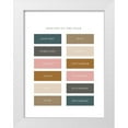thumbnail image 1 of Straatsma, Leah 25x32 White Modern Wood Framed Museum Art Print Titled - Months of the Year Fall Gems, 1 of 4