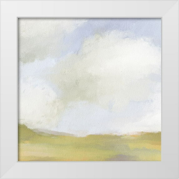 Straatsma, Leah 26x26 White Modern Wood Framed Museum Art Print Titled - The Plateau