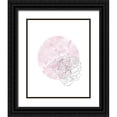 thumbnail image 1 of Straatsma, Leah 26x32 Black Ornate Wood Framed with Double Matting Museum Art Print Titled - Abstract Peony Illustration, 1 of 4