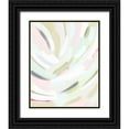 thumbnail image 1 of Straatsma, Leah 26x32 Black Ornate Wood Framed with Double Matting Museum Art Print Titled - Abstract Pinky 2, 1 of 4
