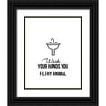thumbnail image 1 of Straatsma, Leah 26x32 Black Ornate Wood Framed with Double Matting Museum Art Print Titled - Wash Hands An, 1 of 4