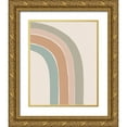 thumbnail image 1 of Straatsma, Leah 26x32 Gold Ornate Wood Framed with Double Matting Museum Art Print Titled - Fall Rainbow, 1 of 4