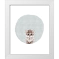 thumbnail image 1 of Straatsma, Leah 26x32 White Modern Wood Framed Museum Art Print Titled - Baby Circle Kitten, 1 of 4
