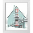 thumbnail image 1 of Straatsma, Leah 26x32 White Modern Wood Framed Museum Art Print Titled - Christmas Cabin, 1 of 4