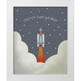 thumbnail image 1 of Straatsma, Leah 26x32 White Modern Wood Framed Museum Art Print Titled - Out of This World, 1 of 4