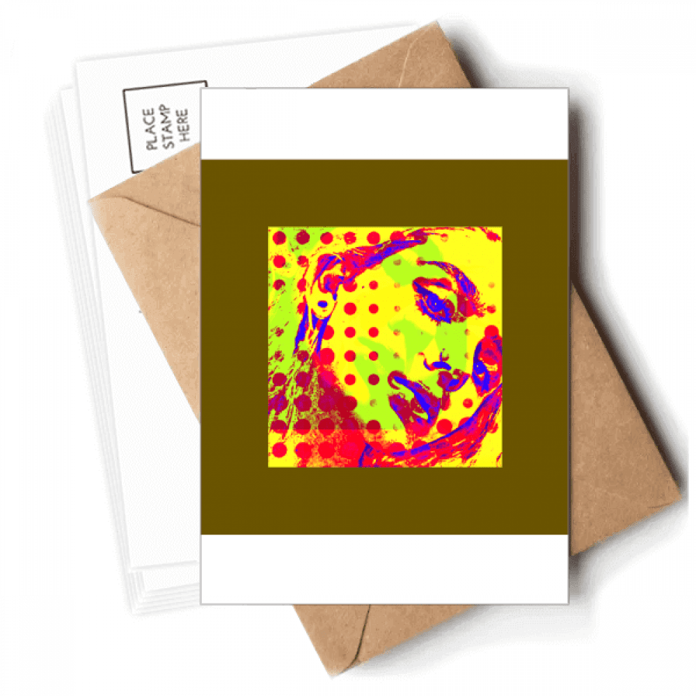 Strabismus Countenance Splendid Lady Postcards Envelopes Blank Note ...
