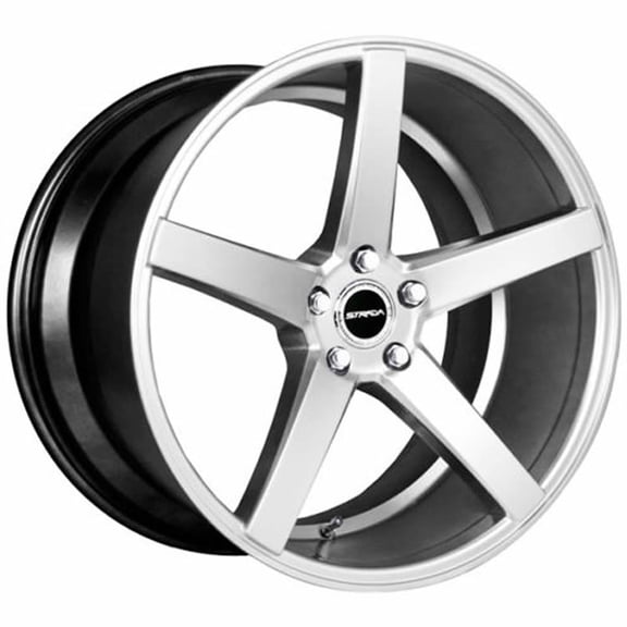 Strada 20" Inch Wheel Rim PERFETTO S35 20x8.5 35mm 5x114.3 SILVER MACH