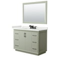 thumbnail image 1 of Wyndham Collection Wcf414148s-Qtz-Us3m46 Strada 48" Free Standing Single Basin Vanity Set, 1 of 7