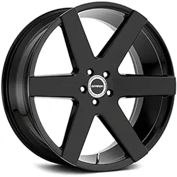 Strada CODA All Gloss Black - 22X8.5-5x115 Bolt Pattern, 15 Offset