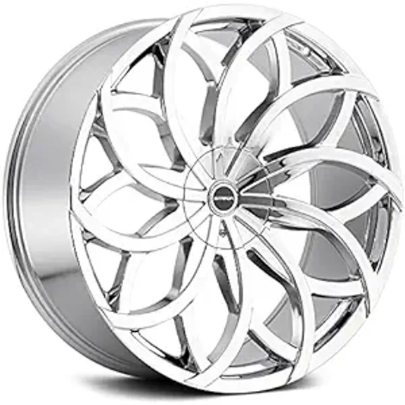 Strada HURACAN Chrome - 26X10-6x135 Bolt Pattern, 30 Offset