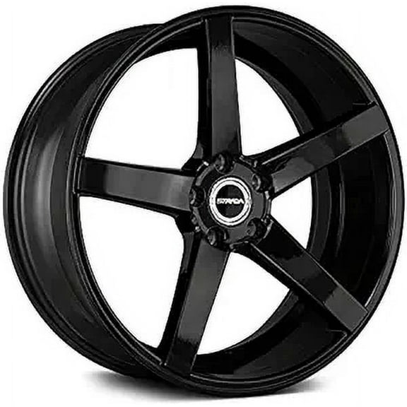 Strada PERFETTO All Gloss Black - 18X8-5x120 Bolt Pattern, 40 Offset