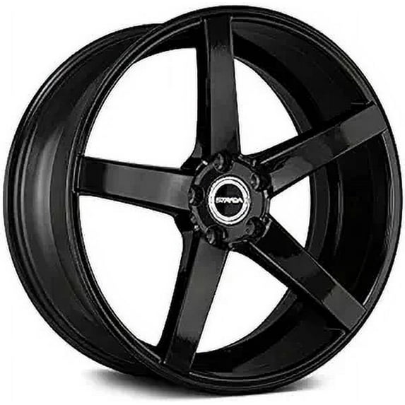Strada PERFETTO All Gloss Black - 22X9.5-5x120 Bolt Pattern, 30 Offset