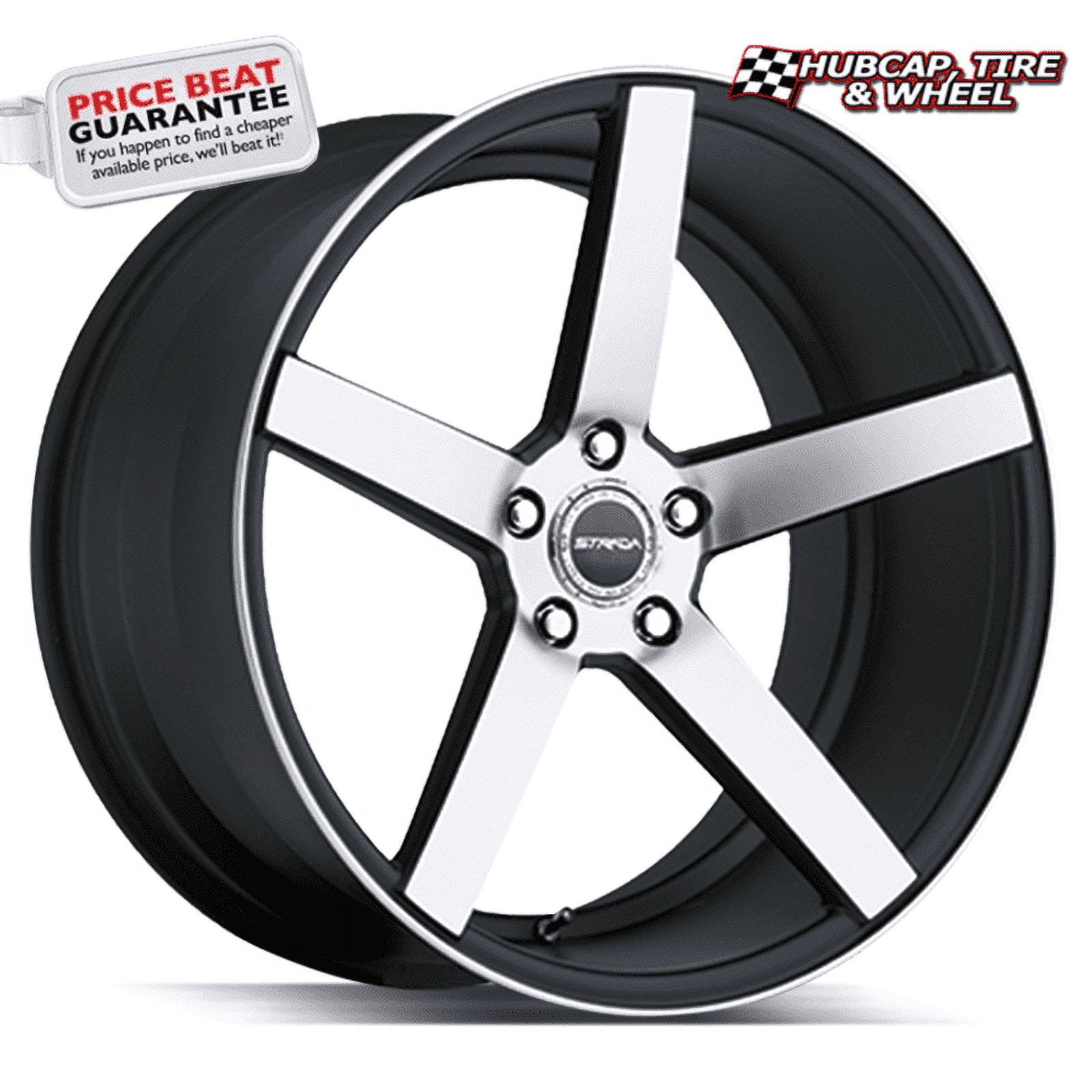 Strada PERFETTO Gloss Black Machined - 22X9.5-5x139.7 Bolt Pattern, 18 ...