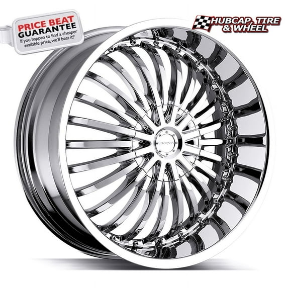 Strada SPINA Chrome - 20X8-5x110 Bolt Pattern, 40 Offset