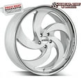thumbnail image 1 of Strada Street Classics RETRO 5 Gloss Black Milled Ss Lip - 22X9-5X120 Bolt Pattern, 25 Offset, 1 of 1