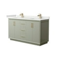 thumbnail image 1 of Wyndham Collection Wcf414160d-Qtz-Unsmxx Strada 60" Free Standing Double Basin Vanity Set, 1 of 7