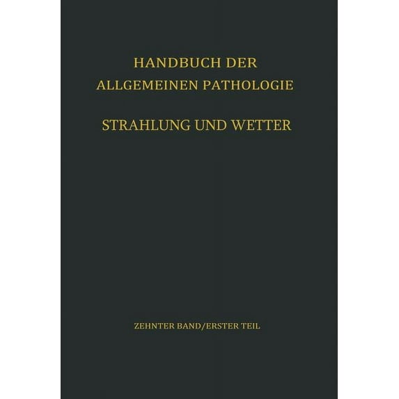 Strahlung Und Wetter, (Paperback)