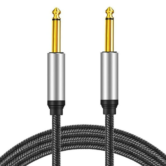 Straight 1/4 TS Male to Straght 1/4 TS Male Unbalanced Patch Cords for Electrics