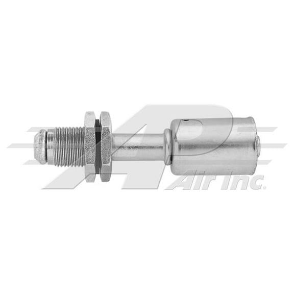 Straight #10 Beadlock Male Flare Bulkhead Fitting